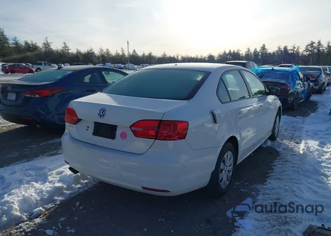 2012 Volkswagen Jetta 2.0L S from USA, damaged, VIN 3VW2K7AJ1CM356538